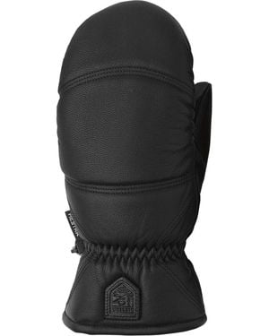 Hestra Leather Box Mitten - Black