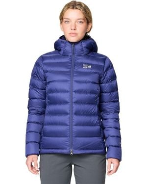Mountain Hardwear Tiberondack Down Hoodie - Blue