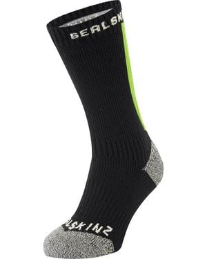 SealSkinz Briston Wp All Weather Mid Length Sock + Hydrostop - Black
