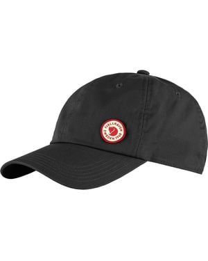 Fjallraven Recycled Cotton-Blend Logo Cap - Black