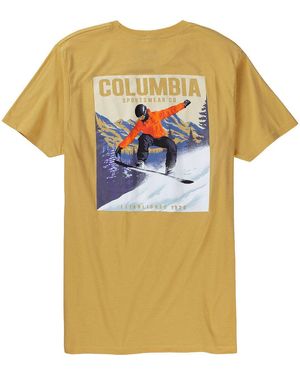 Columbia Dean Short-Sleeve T-Shirt - Yellow