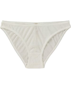 Free People Pointelle Bikini - White