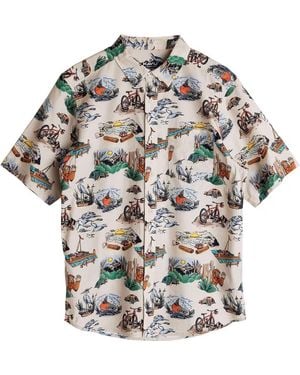 Kavu The Jam Short-Sleeve Shirt - Gray
