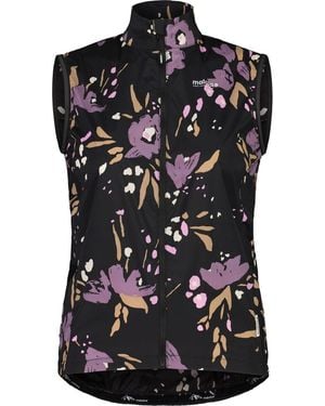 Maloja Seism Printed Cycling Vest - Black
