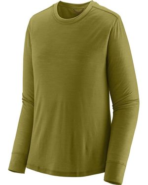 Patagonia Cap Cool Merino Blend Long-Sleeve Shirt - Green