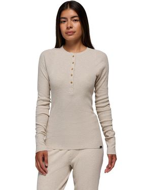 Prana Touchstone Long-Sleeve Henley Shirt - Gray