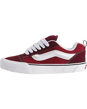 Vans Knu Skool Shoe - Red