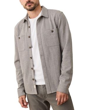 Marine Layer Pacifica Stretch Twill Shirt - Gray