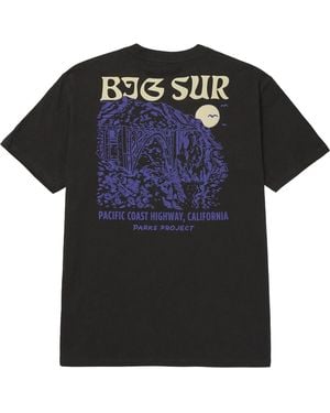 Parks Project Big Sur Bridges Puff Print Pocket T-Shirt - Black