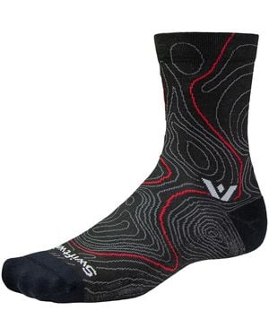 Swiftwick Vision Mid-Crew Sock - Black