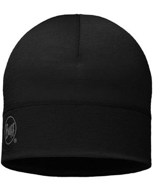 Buff Lightweight Merino Wool Beanie - Black