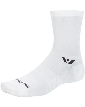 Swiftwick Aspire Mid-Crew Sock - White