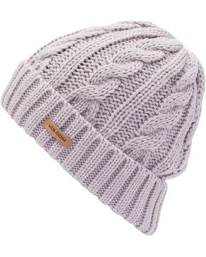 Volcom Stone Knit Beanie - Purple