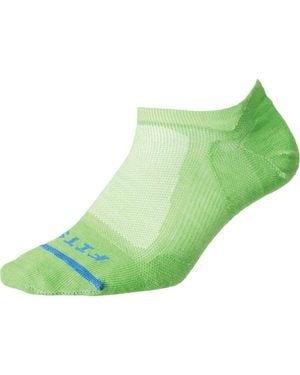 Fits Ultra Light Runner No Show Socks - Green