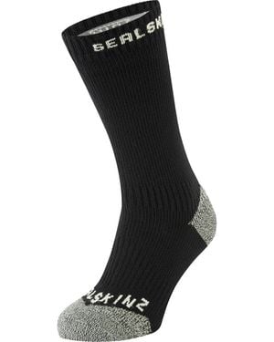 SealSkinz Briston Wp All Weather Mid Length Sock + Hydrostop - Black