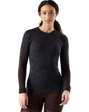Smartwool Intraknit Thermal Merino Crew Baselayer - Black