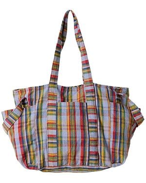 Free People Oksana Multi Print Tote - Red