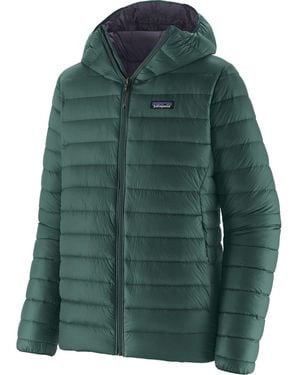 Patagonia Down Sweater Hooded Jacket - Green