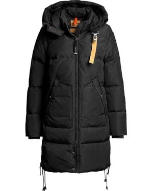 Parajumpers Long Bear Hooded Down Coat - Black