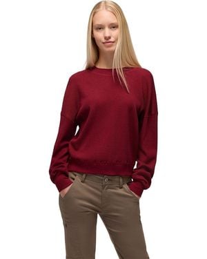 Prana Touchstone Long-Sleeve Crew - Red
