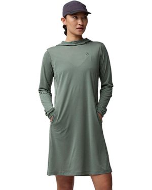 Fjallraven Abisko Sun Hoodie Dress - Green