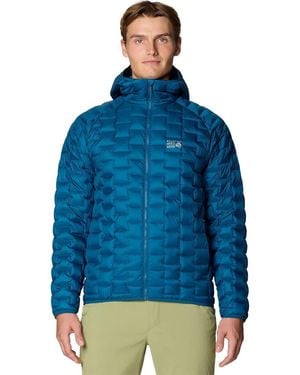 Mountain Hardwear Temescalborz Down Hoodie - Blue