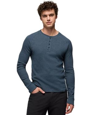 Prana Touchstone Slim Henley Shirt - Blue