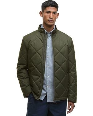 Barbour City Harrington Quilted Jacket - Green