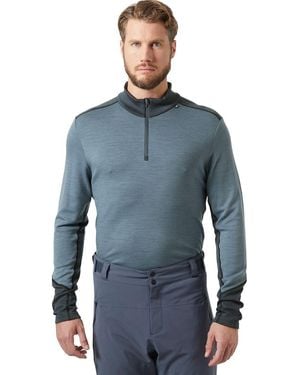 Helly Hansen Lifa Merino Midweight 1/2 Zip Top - Blue