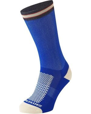 SealSkinz Caister Single Layer Mid Length Cycling Sock - Blue