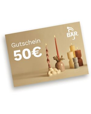 BÄR Schuhe Digitaler Geschenkgutschein 50 Eur - Mettallic