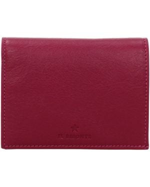 Il Bisonte Wallets Skin/Cherry - Red