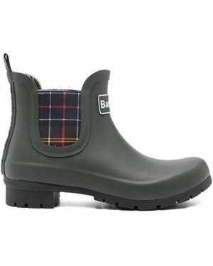Barbour Stiefel Grün - Braun