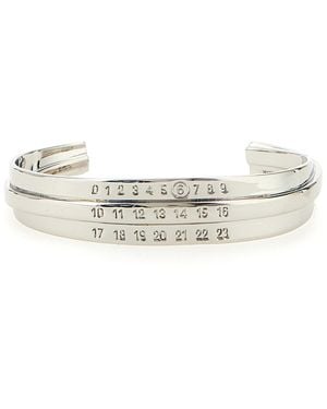 MM6 by Maison Martin Margiela 'numerisches' Armband - Weiß