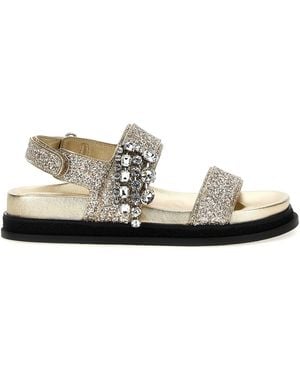 Jimmy Choo 'Verity' sandalias - Blanco