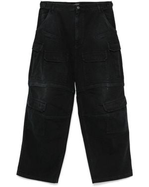 Balenciaga Cargo Denim Jeans - Zwart