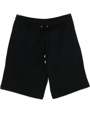 Maison Kitsuné Cotton Shorts - Black