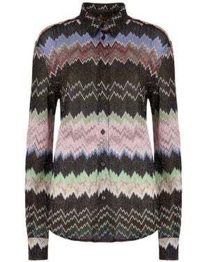 Missoni Zig Zag Shirt - Black