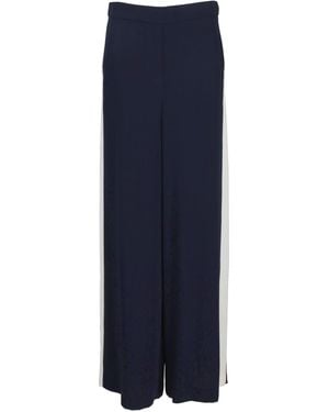 P.A.R.O.S.H. Pantalone Bicolore - Blau