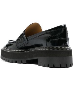 Proenza Schouler Lug Sole Platform Loafers - Black