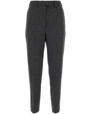 Prada Dark Wool Pant - Black