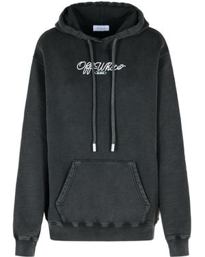Off-White c/o Virgil Abloh 'Arrow' Cotton Sweatshirt - Schwarz