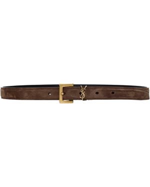 Saint Laurent Belt Suede - Multicolor