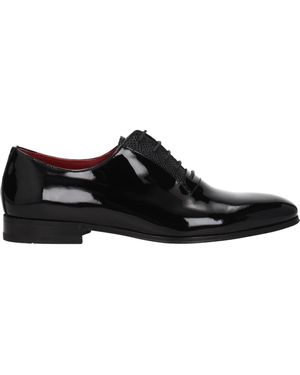 Ferragamo Derby Gianbattis Paint - Black