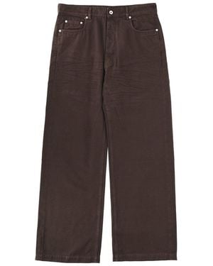 Rick Owens Mid Rise Jeans - Brown