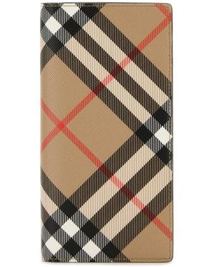 Burberry Printed Canvas Wallet - Multicolour