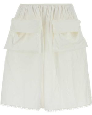 Miu Miu Gonne - White
