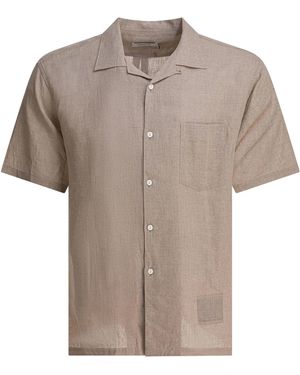 Nonnative Camisa Oxford de lino "Voyager" no nativa - Multicolor
