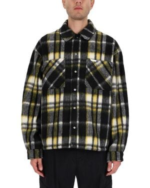 Represent Textured Overshirt - Gray