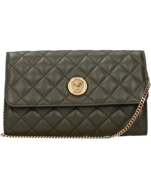 Versace Leather/ Clutch - Green